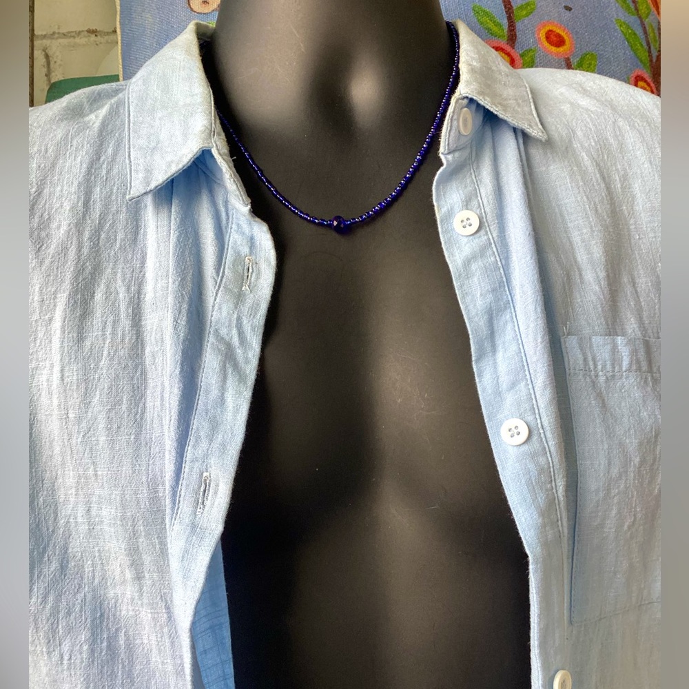 Men’s Cobalt Blue Necklace